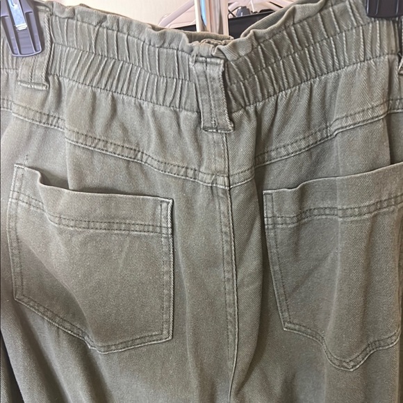 Knox Rose Target Olive Green High-Waisted Pants - Picture 6 of 7